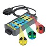 OBD2 Breakout Box Powerful OBDII Protocol Detector Communication/Power/Ground Detection Breakout