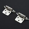 Ravinte 30 Pack (15 Pairs) 1/2 inch Overlay Cabinet Hinges,