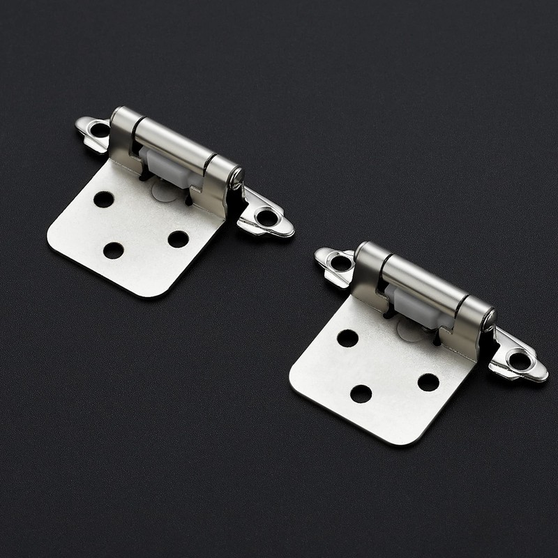 Ravinte 30 Pack (15 Pairs) 1/2 inch Overlay Cabinet Hinges,