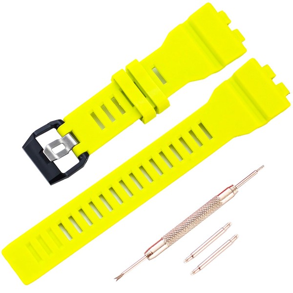 Rihahisy Soft Silicone Replacement Strap for Casio GBD-800/GMA-B800 Men's Strap