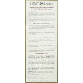 Surya Brasil Products Brown Henna Cream, Ash Blonde, 2.37 Fluid Ounce