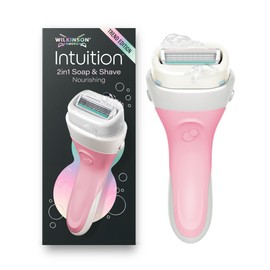 Wilkinson Sword Intuition Soap & Shave Nourishing Women's Razor, 1 Refill