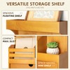 Modern Farmhouse Key Holder Wall Mount with Drawer Organizer –