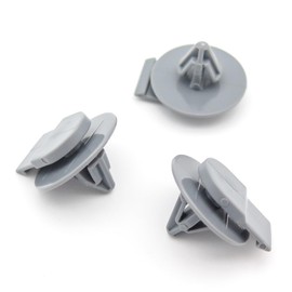 VVO Fasteners Grey Plastic Clips Wheel Arch Flares & Trims Rear Trim Compatible with Some Mini One, Cooper, Hatch, Convertible, Clubman, Coupe, Roadster (Pack of 10 Clips)