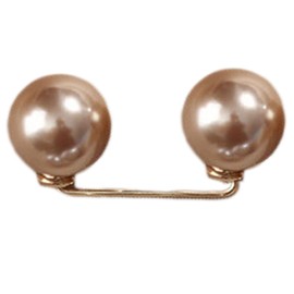KAKASEA Waist Pins For Pants Shrink Waist Circumferences Safety Pins Pearl Brooch Pins For Clothes Neck Button Scarf Clip