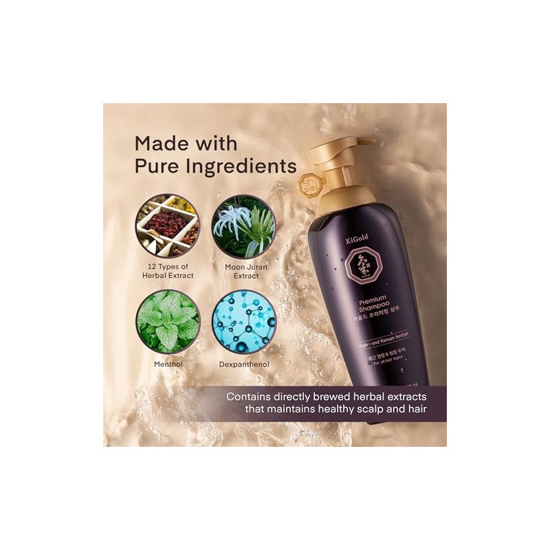 [DAENG GI MEO RI] Ki GOLD Premium Shampoo 500ml Anti