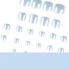 IMRAIN Blue Press on Toenails Short Square Fake Toe Nails