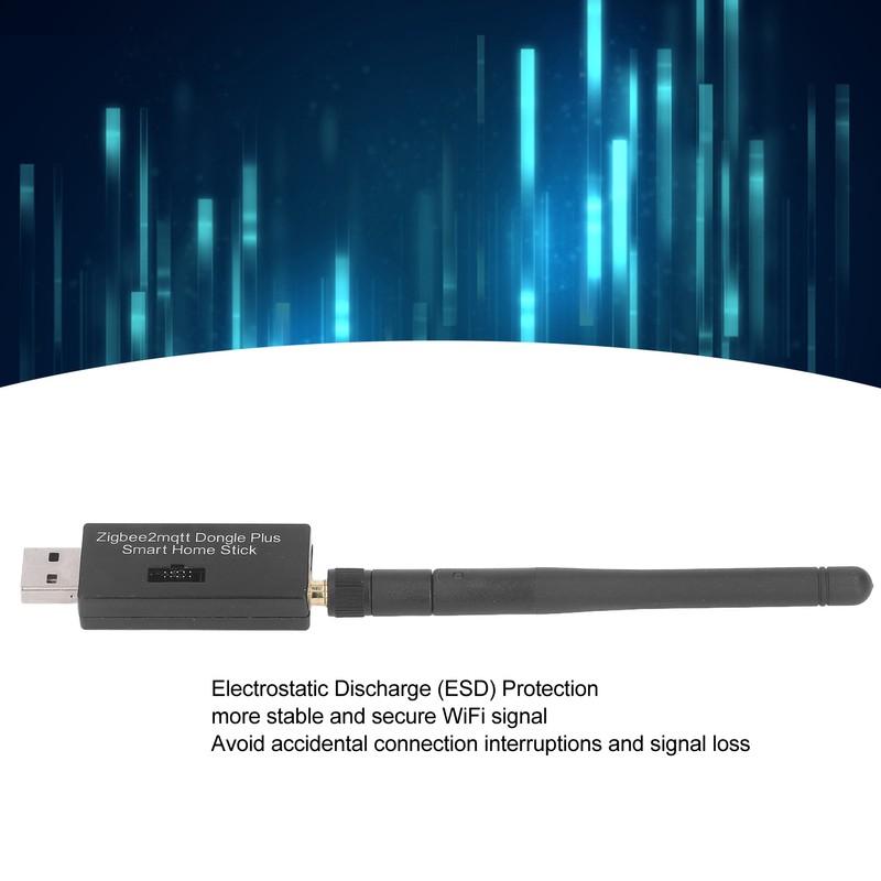 Wifi Dongle Bluetooth 5.0 Stable Safe Signal ESD Protection 5dBi