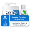 CeraVe Moisturizing Cream Combo Pack | Contains 16 Ounce with