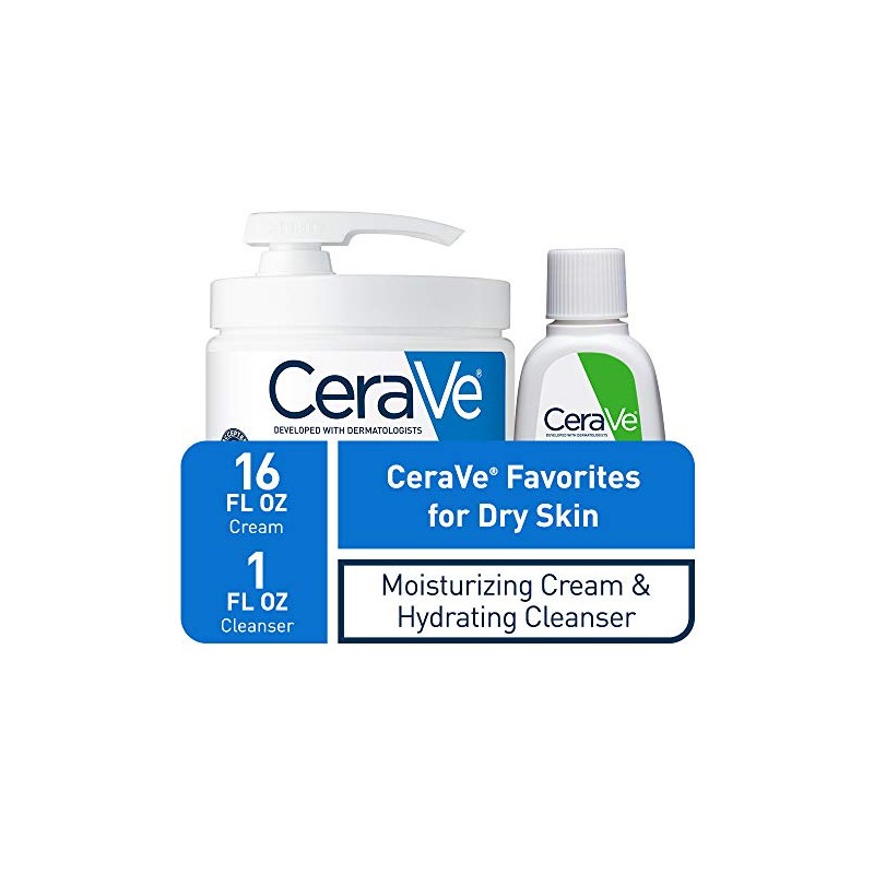 CeraVe Moisturizing Cream Combo Pack | Contains 16 Ounce with
