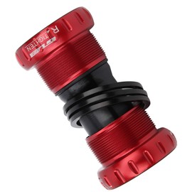 Qukaim Bicycle Bottom Bracket Aluminum Alloy Bottom Bracket Crankset Bearing Bicycle Crank Bearing for Mountain Bike Red
