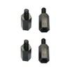 Distance Bolts Spacers M3 12 mm Polyamide Black Set of