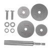 ULTECHNOVO 1set Inside Cutter Drill Saw Attachment Mini Shank Cutting