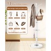 ZIECUKU Metal Coat Rack with Natural Marble Base, Coat Rack