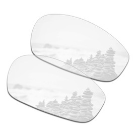 SmartVLT Men's HD Clear Replacement Lenses for Oakley Split Jacket OO9099/Wind jacket Sunglass