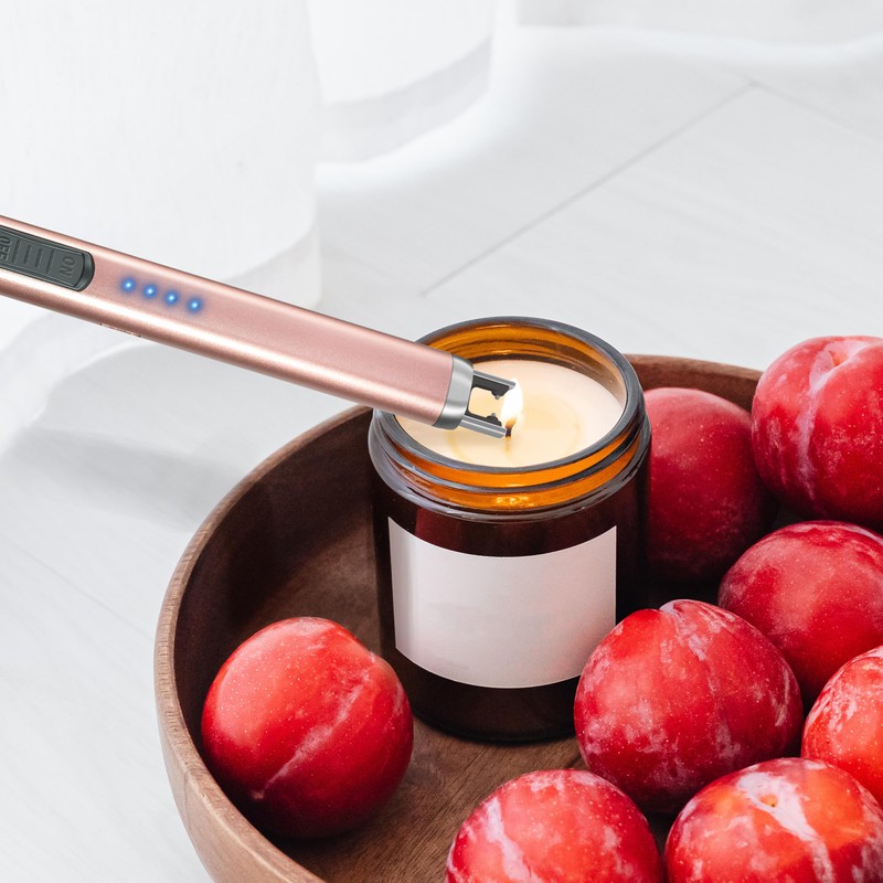 IUIRE Candle Lighters Electronic Arc Windproof Flameless USB Rechargeable Lighter