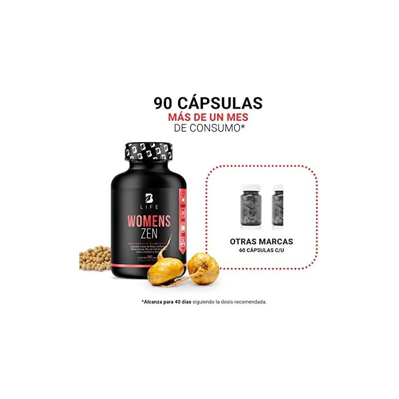 Fórmula para Mujer con Maca, Isoflavonas y Ñame Silvestre 90