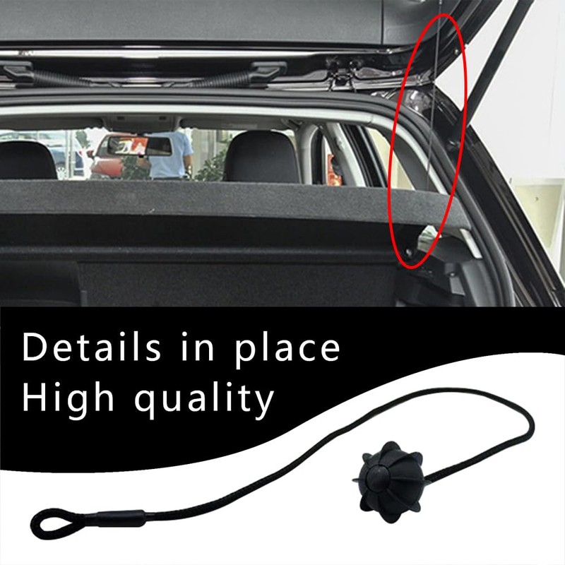 HAOBO Rear Parcel Shelf String, Tonneau Cover Strap Cord, Rear