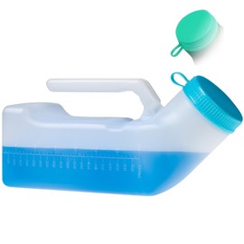 Urine Bottle for Men Women Portable Urinal Bottle Urinal Bottles 1000 ml Pee Bottle with Glow in the Dark Lid for Home Car Camping and On the Go