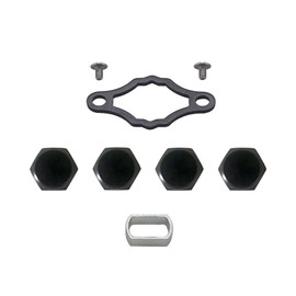 HEIGHTEN Reel Handle Nut Screw Nut Center Nut Lock Nut Lock Plate for HEIGHTEN Bait Reel Handle Only (Black) (400)
