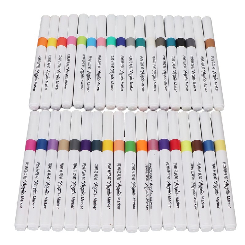 Acrylic Paint Markers Water Based Ink Waterproof High Coverage Paint