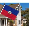 2×3 FT Haiti Flag,Medium 60×90 CM Haitian Outdoor Banner,100D Decor,Doube