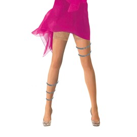 BAHNER Cellulite Support Tights for Women, Premium Non-Less Tights, Stockings for Women, Figure Shaping, for Beautiful Legs, Relaxation of Legs, Shaping Effect, Opaque, Make Up
