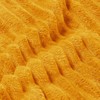 BEDELITE BEDELITE Fleece Blanket - 3D Ribbed Jacquard Decorative Yellow