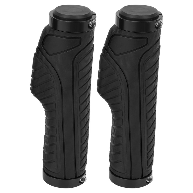 Mountain Bike Soft Handlebar Grips Bicycle Double Lock AntiSlip Rubber