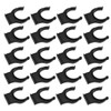 Pack of 20 Kitchen Skirting Board Clips, Kick Board Clips,