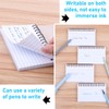 Revision Cards, 200 Sheets Lined Flash Cards Spiral-Bound, Index Cards