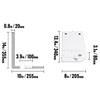 Happybuy Murphy Mounting Wall Springs Mechanism Heavy Duty Support Hardware