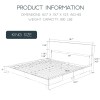 Lov4ever Full Queen King Size Upholstered Platform Bed Frame with