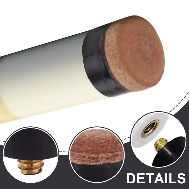 NOPKESV Pack of 10 Billiard Cue Tips Replacement Kit, Pool