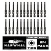 T25 Torx Bits (24 Pack - 2 Inch Impact Grade)