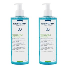 Isispharma Teen Derm Sensitive Gel 400ml Pack 2 Pzas Grasa/mixta
