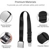 2-in-1 Airplane Seat Belt Extender, 7-31" Adjustable Length, Fits All