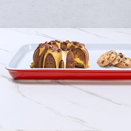 Emeril Lagasse 15.75 IN Large Cookie Sheet Stoneware – Perfect for Baking Cookies and More!