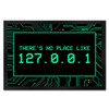 trendaffe Localhost Doormat with IP Address 127.0.0.1 in Turquoise -