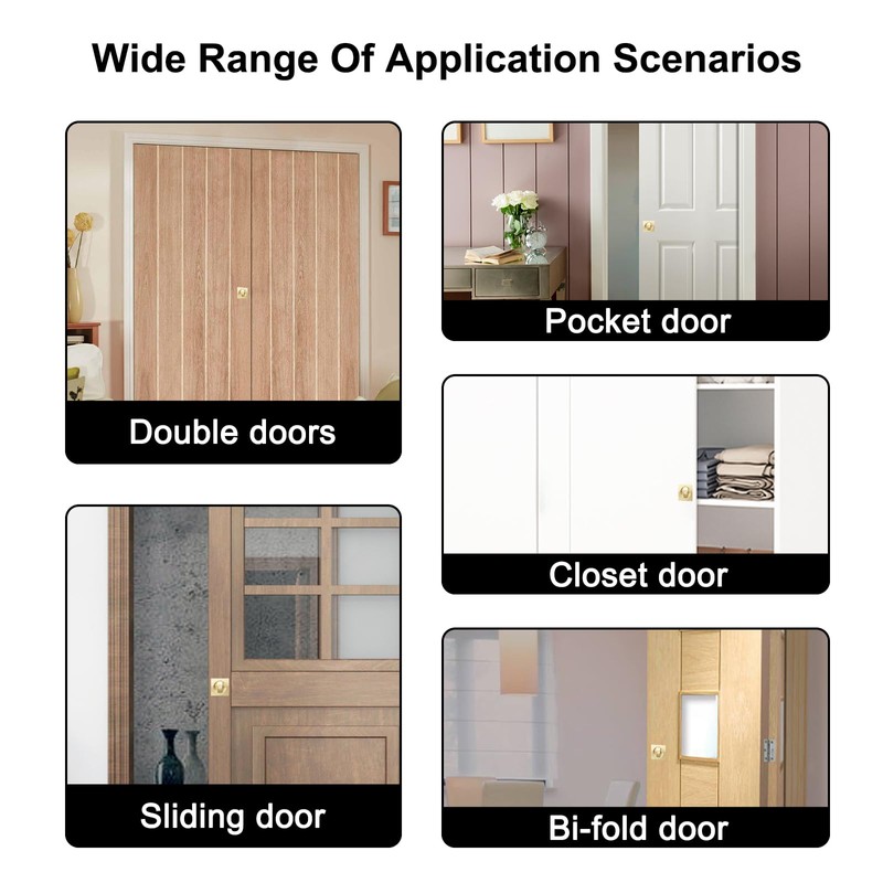 Pocket Door Lock,Privacy Door Hardware Suitable for Bathroom Bedroom etc