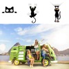 Lithyc Pack of 3 Car Stickers Cat Car Sticker Funny