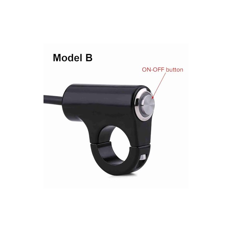22mm de Interruptor de Botón de Control del Manubrio para