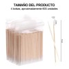 2000pzas Hisopo Madera Algodón Limpiador Maquillaje Multiuso