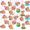 24 Pcs Capybara Hanging Swirls Capybara Ceiling Swirls Decorations Capybara
