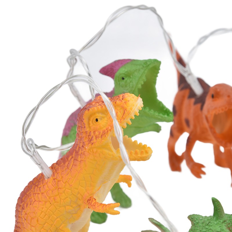 8 LED Dinosaur String Lights Battery Operated String Lights Children