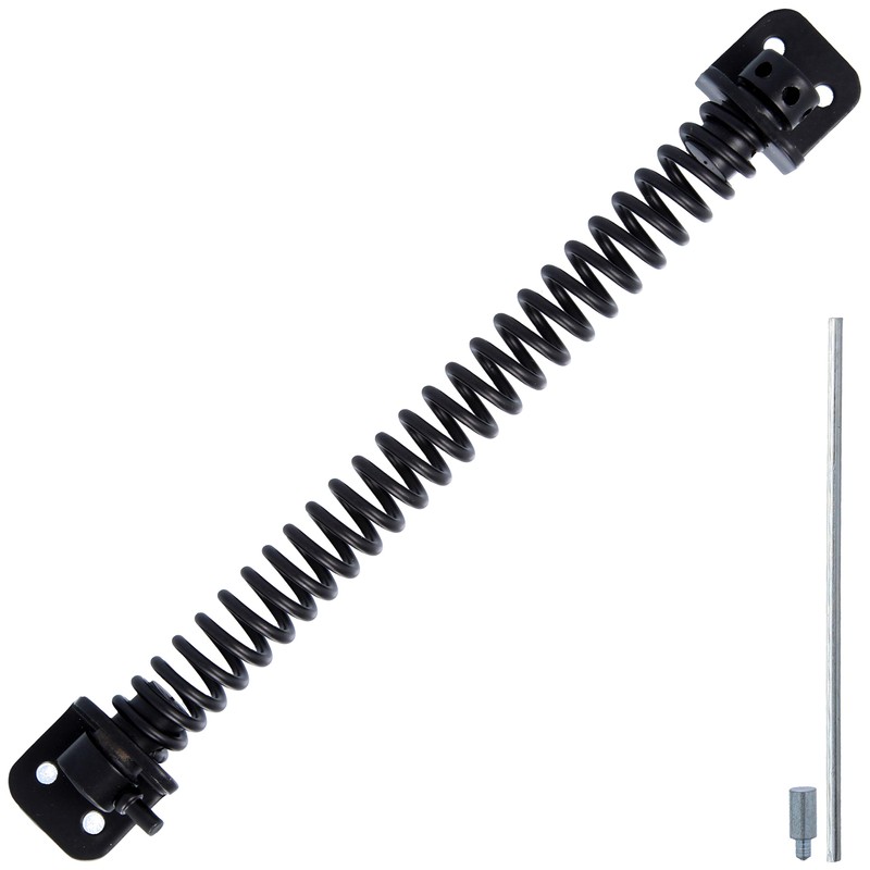 2X Carbon Steel Gate Spring 10" (250mm) with Epoxy Black