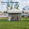 3x3M Pop Up Beach Tent Sun Shelter, Easy Up Canopy