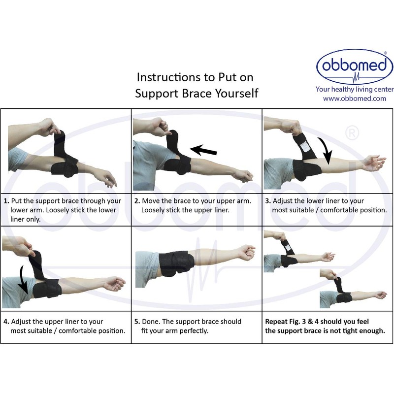 ObboMed MB-1850S Upper Arm Support Brace Upper Arm Support with
