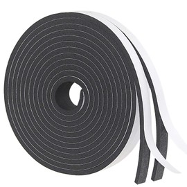 Storystore Foam Insulation Tape Self Adhesive,Weather Stripping for Doors and Windows,Sound Proof Soundproofing Door Seal,Weatherstrip,Air Conditioning Seal Strip (1/2In x 1/2In x 26Ft)