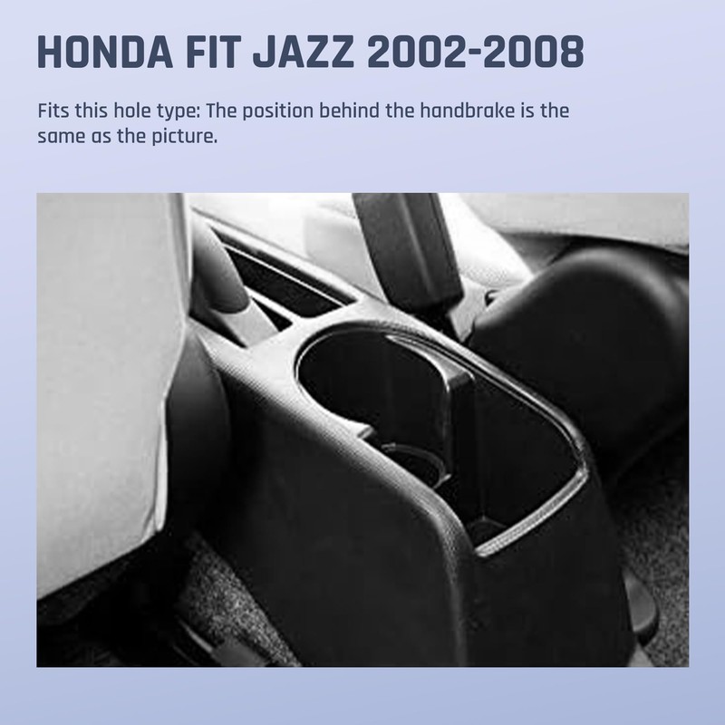 YJYWZH Car Armrest Box for Honda Fit Jazz 2002-2008, 3USB